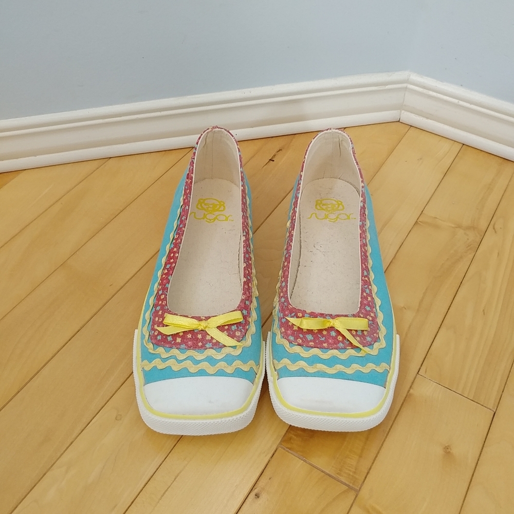 Sugar Square Toe Sneaker Flats